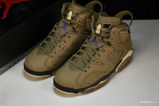 Jordan FD1643-300 6 Gore-Tex Retro FD1643-300 Brown  Kelp 0731